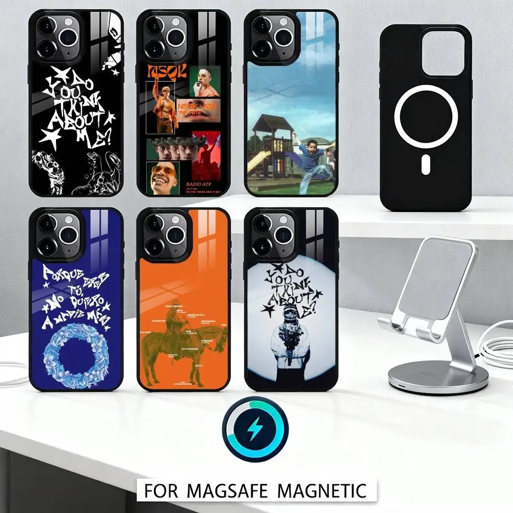 

NSQK ATP Phone Case Phone Case For iPhone 16,15,14,13,12,Pro,Max,Magnetic For Magsafe Wireless Charging