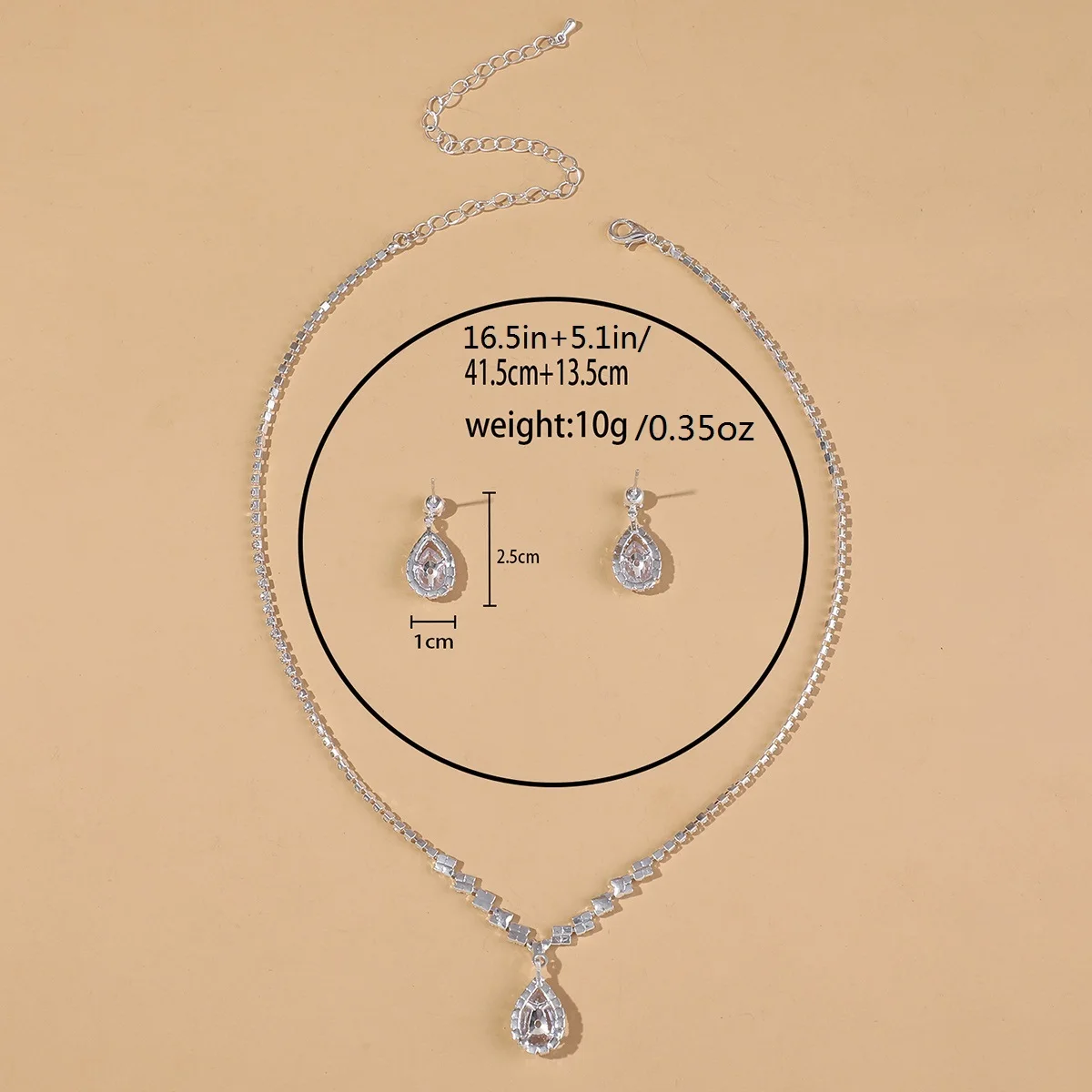 5 أقراط نسائية عصرية على شكل قطرات وقلادة وسوار وخاتم مجموعة هدايا لحفلات الزفاف والعطلات