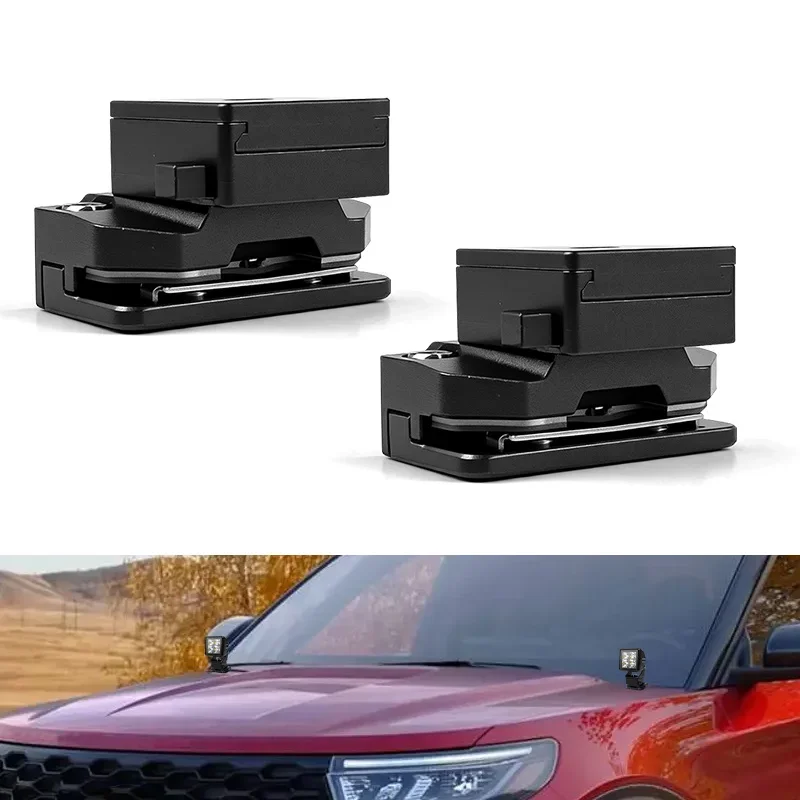 Universal Spotlight Fog Light Bracket Clamp Quick-Release Fixed Bracket for Vehicle Modified A-Pillar LED Lamp Road Car LED