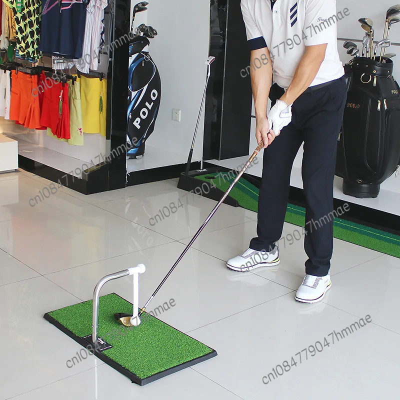 Indoor Golf Swing Trainer Trainer 360 ° Rotating Rod Golf Sucker Golf Mat