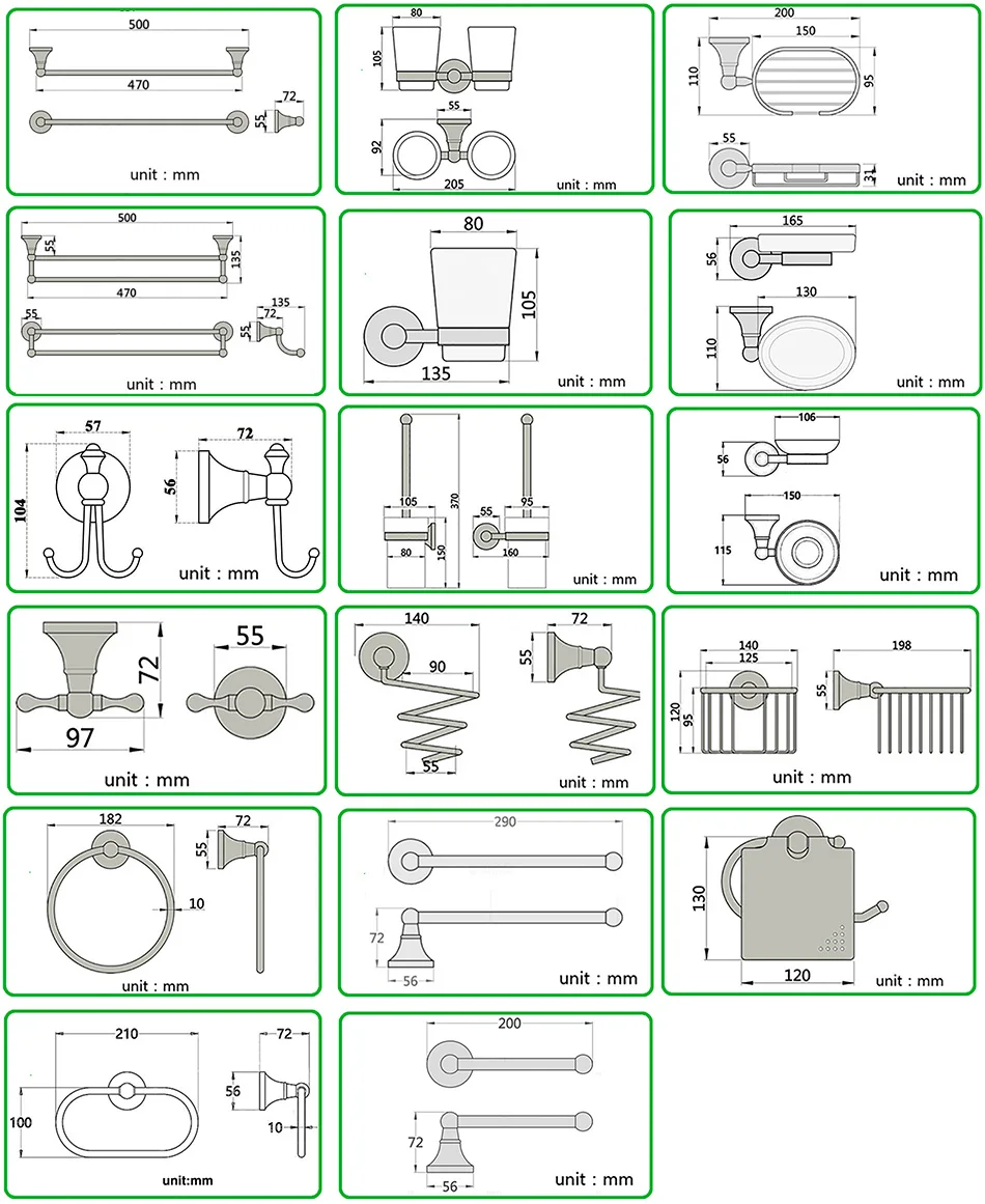 White Bathroom Hardware Set Brass  Paper Towel Holder Rail Ceramic Soap Dish Cup Rack Toilet Brush Holder Bathroom Accessories