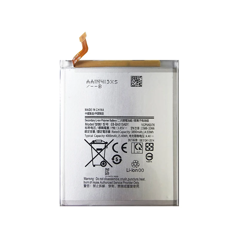 EB-BA515ABY Batteria 4000Mah Per Samsung Galaxy A51 SM-A515 SM-A515F/DSM Batteria Del Telefono Mobile