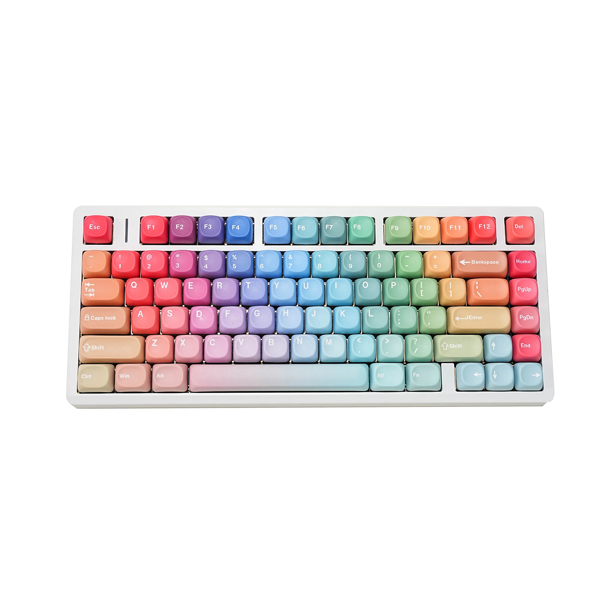 Klawisze Moa Profile Pbt Phapsody 7u Alice Split Space Keys Dye-Sub ISO Layout Koreański Niemiecki Hiszpański Arabski Francuski Brazylijski — zdjęcie produktu 7