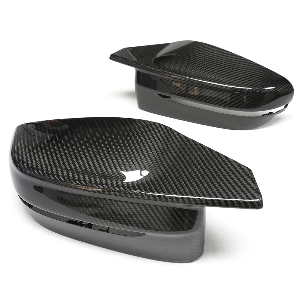 For TIYPEOR Dry Carbon Fiber Side Mirror Cover for  G80 G81 M3 G82 G83 M4 G87 M2 G20 G21 G22 G23 G26 G42 Autoclave Process Shell