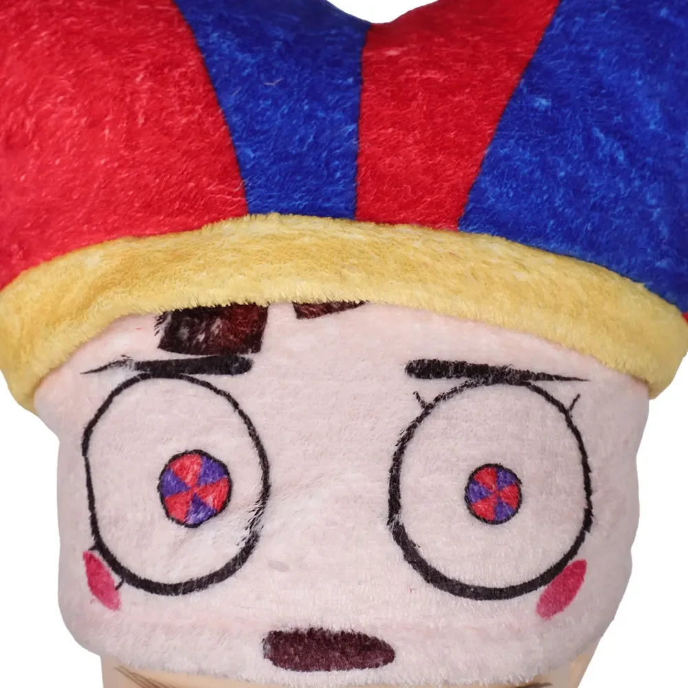 Pomni Hut Cartoon TV erstaunliche Cosplay digitale Zirkus Cosplay Kostüm Zubehör erwachsene Frauen Halloween Maskerade Requisiten Kopf bedeckung