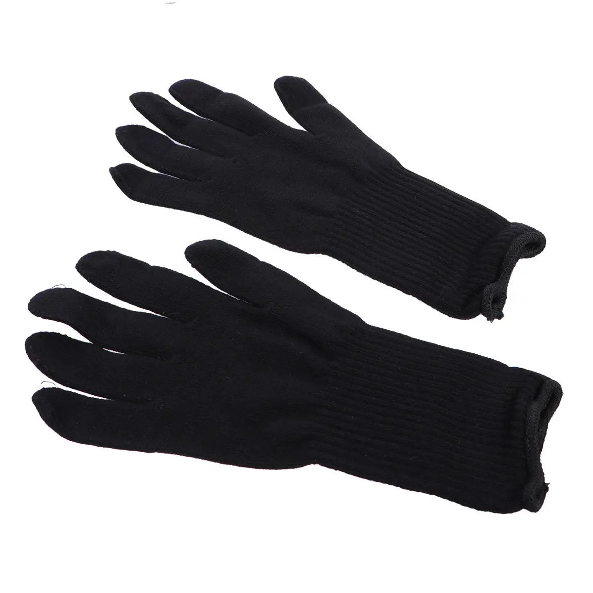 2Pairs Heat Resistant Perm Gloves Hair Curler Gloves Anti-Scald Protective Extended Wrist Hair Styling Tool Accessories