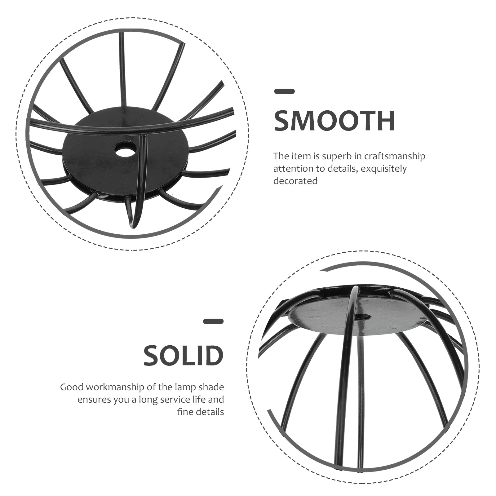 

Black Pendant Light Shade Artistic Ironwork E27 Lampshade Creative DIY Hanging Light Cover for Living Room Restaurant Bar Hotel