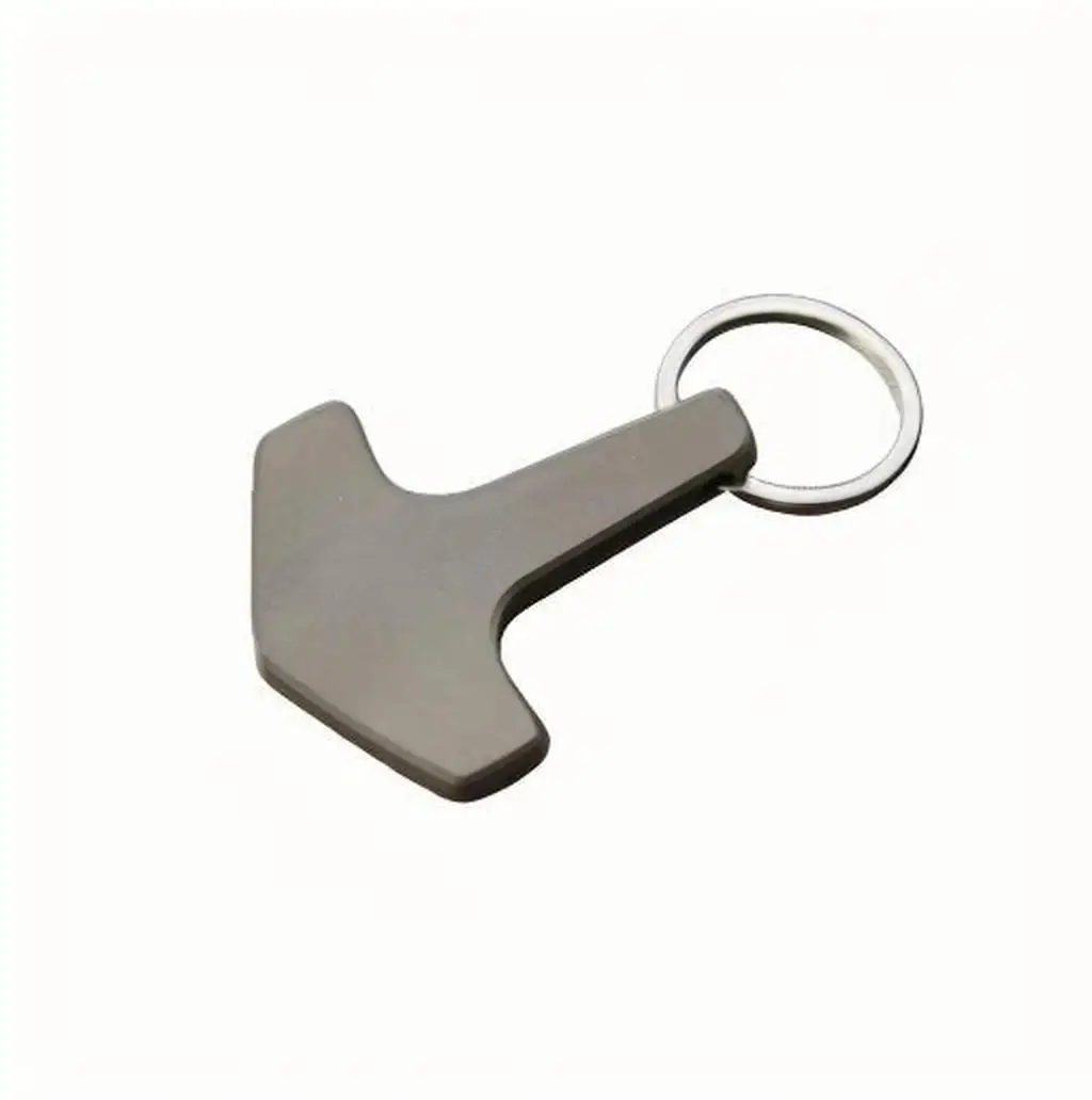 1 Piece Titanium Alloy DIY Paracord Knife Bead Key Chain Necklace Pendants Zipper Head Multi Purpose Outdoor EDC Tools
