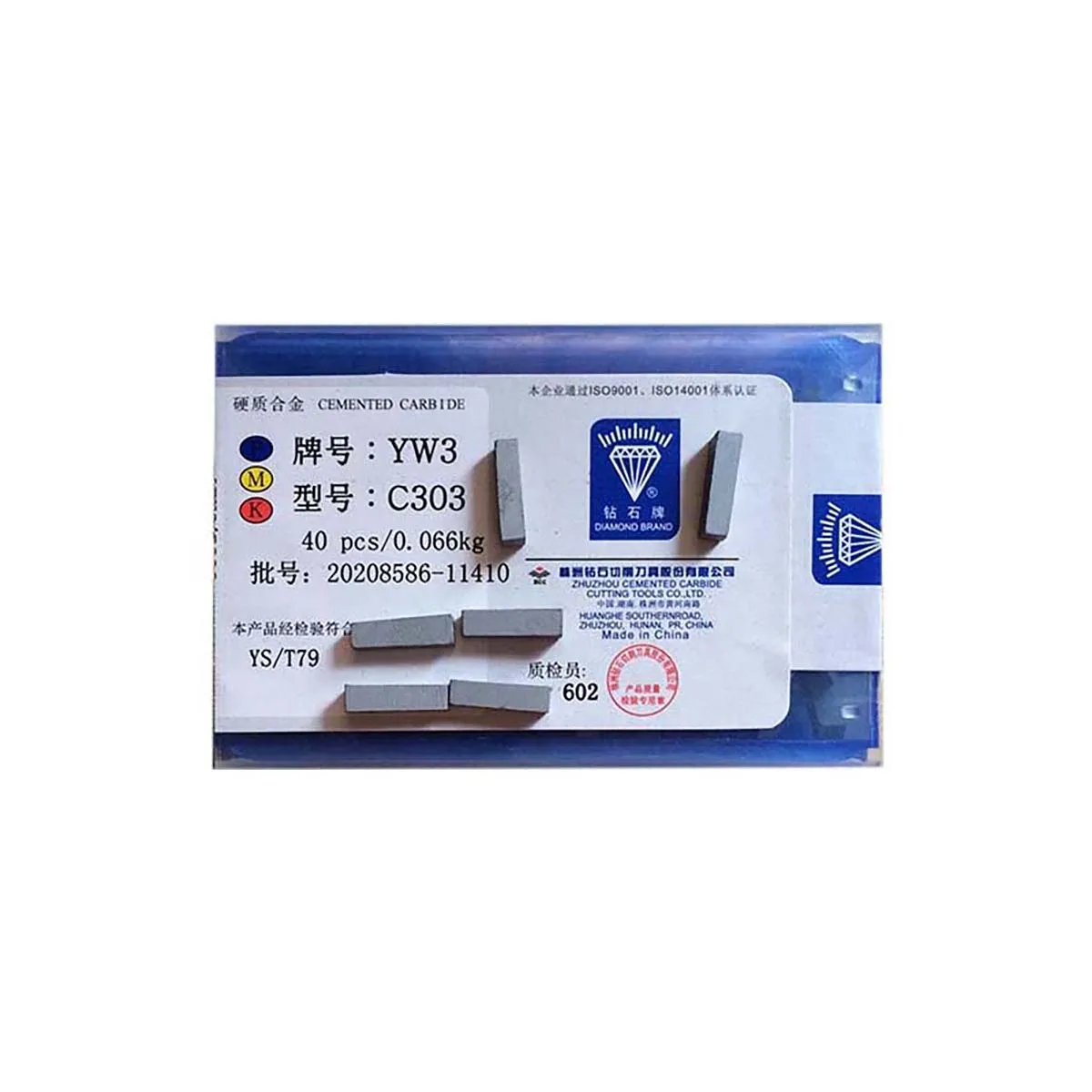 

100% Original YC35 YC45 YD15 YG3 YG6 YG6A YG8 YS2T YS30 YS8 YT14 YT15 YT5 YW1 YW2 C303 Alloy Welding Blade