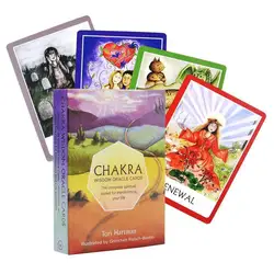 High Quality Fullcolor Paper Chakra Wisdom Oracle Occult Tarot Cards Witchcraft Supplies Love Oracle Cards Divination Psychic