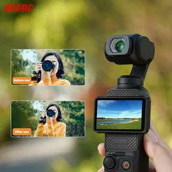 BRDRC Wide-angle Lens for DJI Osmo Pocket 3/Pocket 4 Handle Camera Get More Of The Scene Extend the FOV to 112° HD Filters
