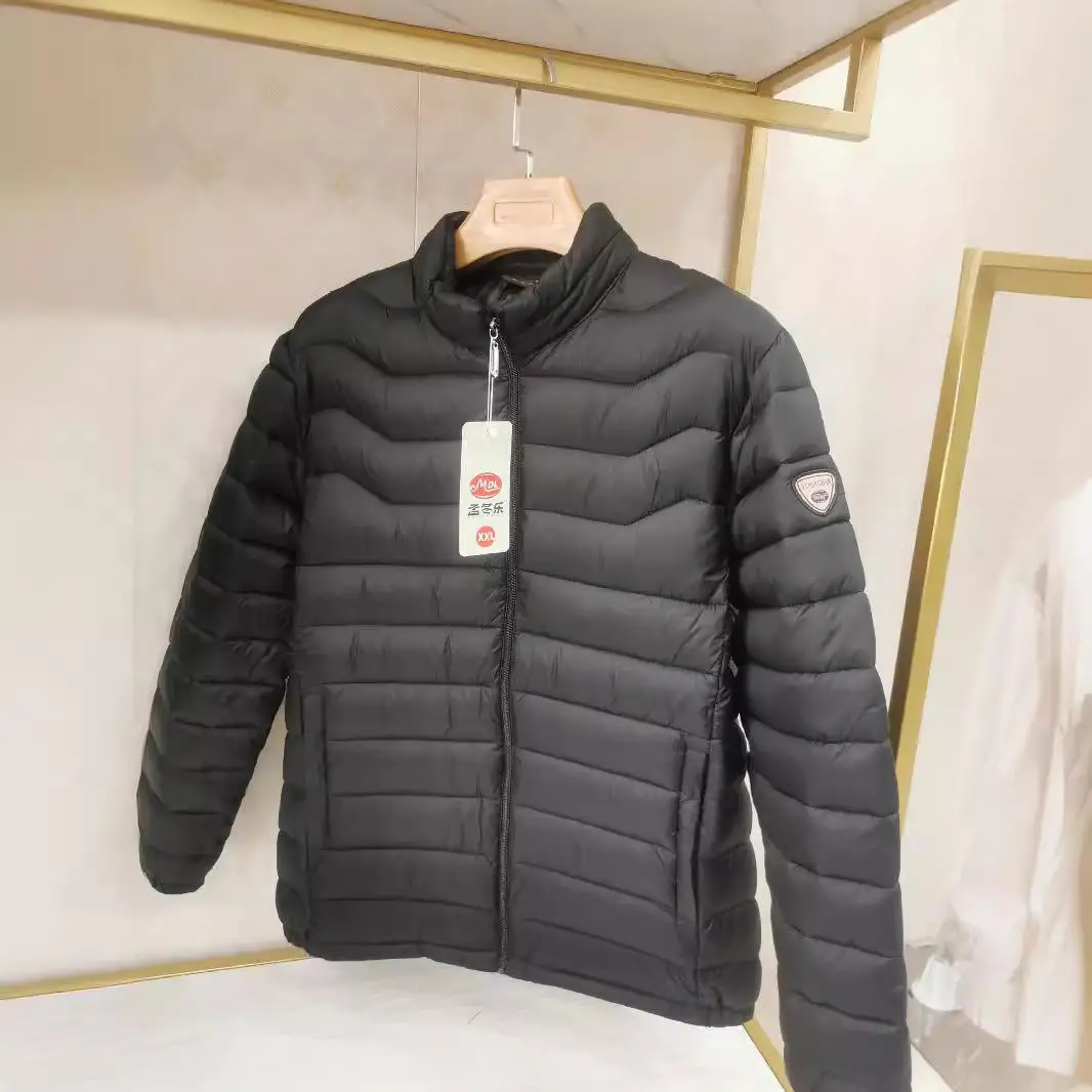 الرجال خفيفة الوزن ort القطن Jaet شتاء جديد Sle رقيقة معطف القطن ort الضلع العظام الملابس ارتداء اليومي سستة إغلاق #4
