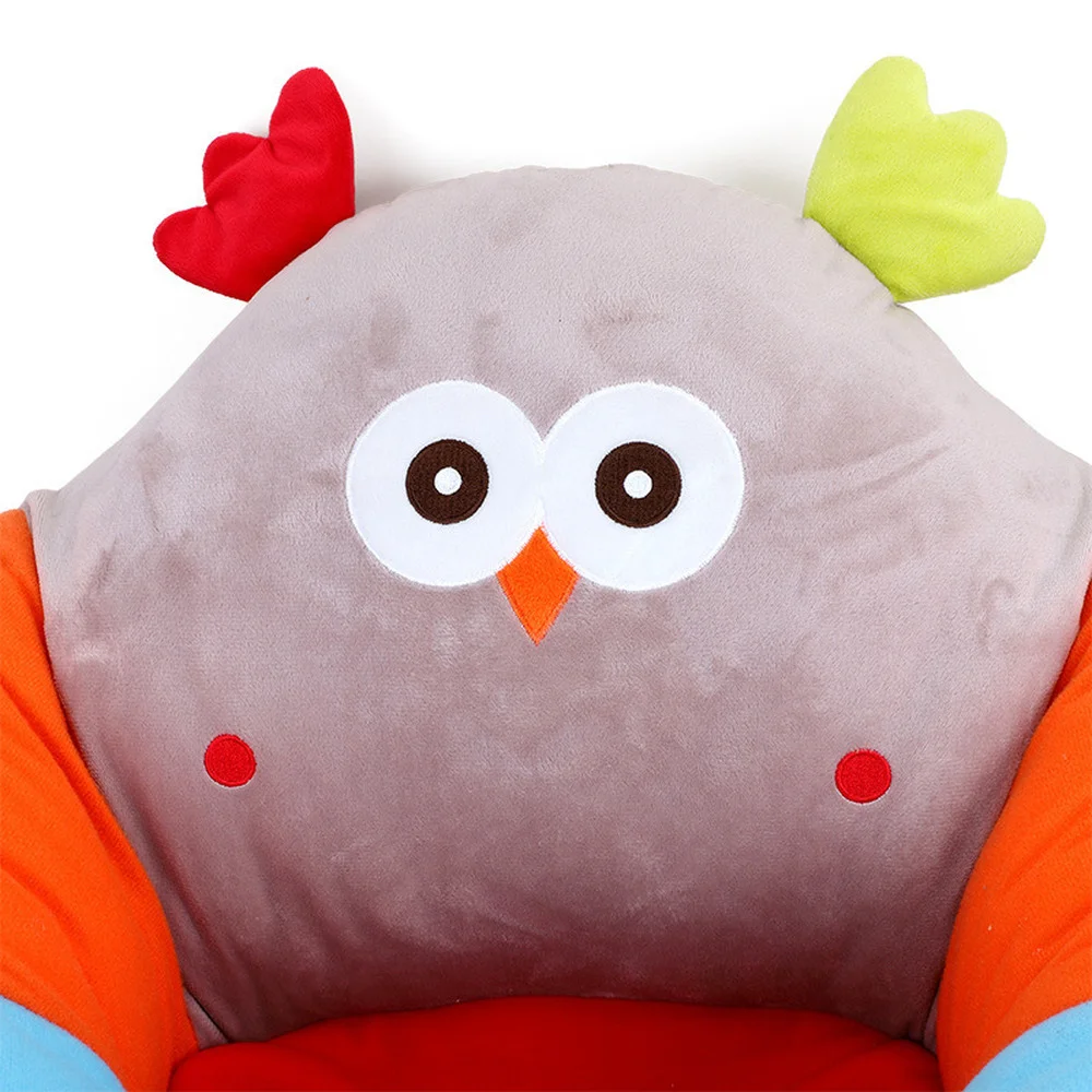 Cartoon Baby Sofa Plush Learning to Sit Seat Feeding Chair Comfortable Kids Baby Sofa Skin Infant Baby Seat Sofa With Filler