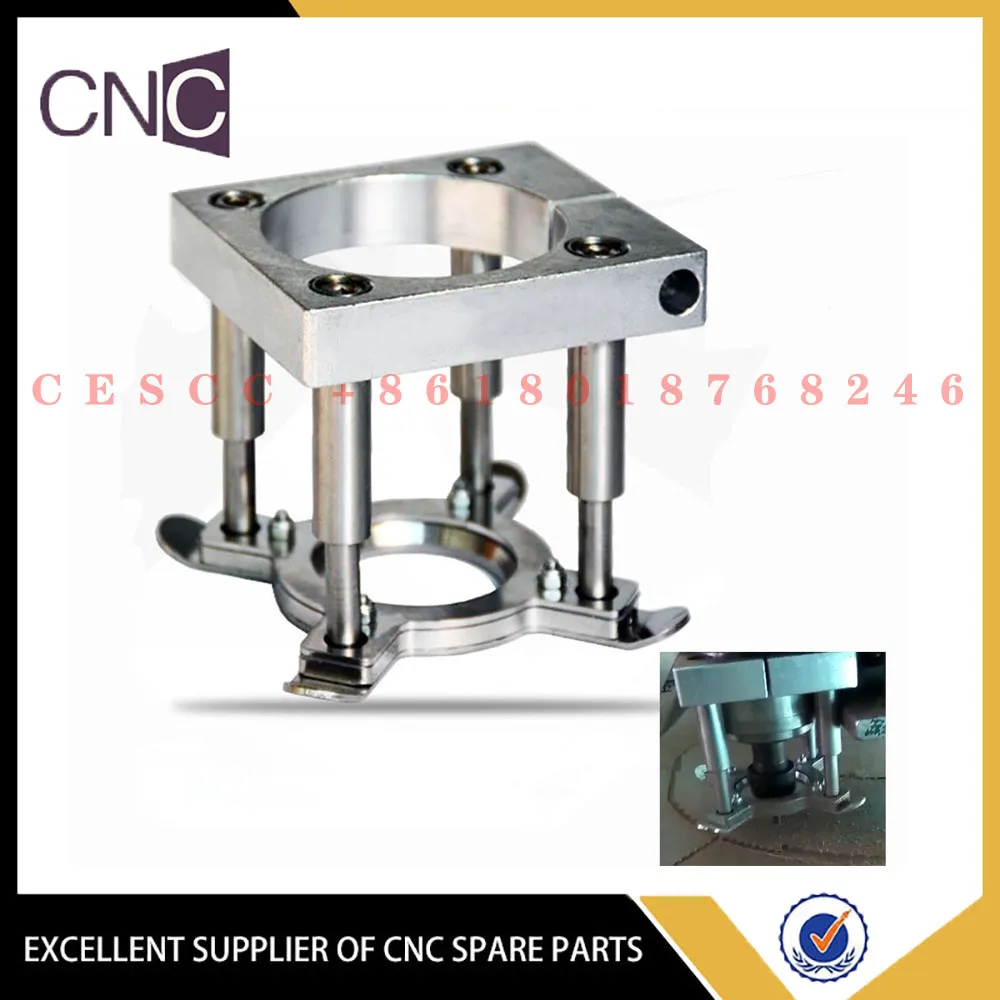 Engraving machine spindle motor fixed seat fully automatic platen leather floating press seat CNC table fixture