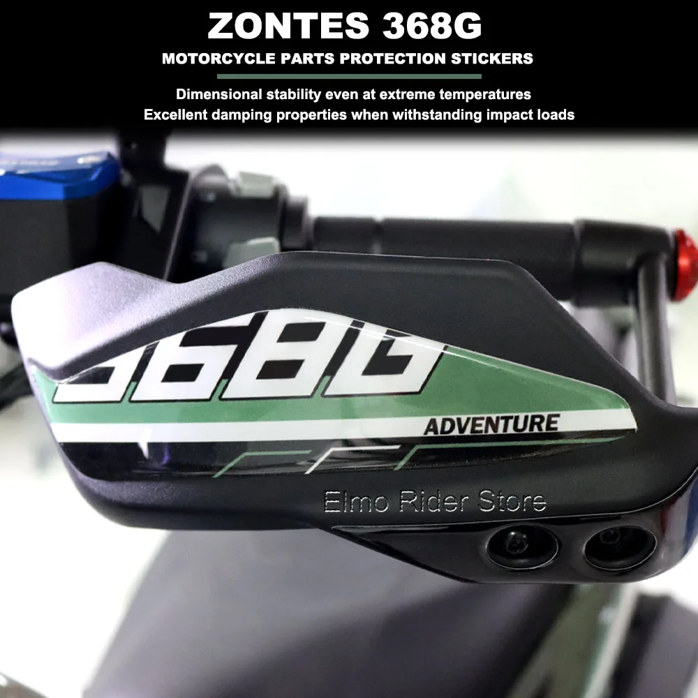 

368 Motorcycle Handguards Sticker 3D Epoxy Resin Protective Sticker For ZONTES 368G 368K 368E 368D 368M 2025 Waterproof Sticker