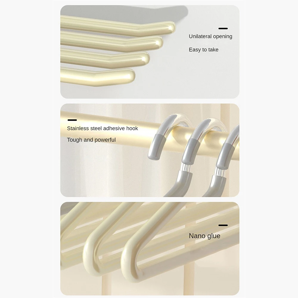 Dip Plastic Pants Rack para mulheres, Rack de roupas telescópico, Guarda-roupa multi-camada, Armazenamento de dormitório