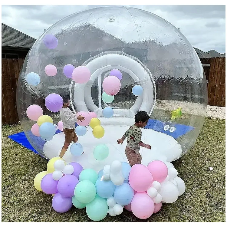 

Transparent Bubble Dome Tent Inflatable Bubble House For Balloon With Blower Advertising Exhibition Tent party