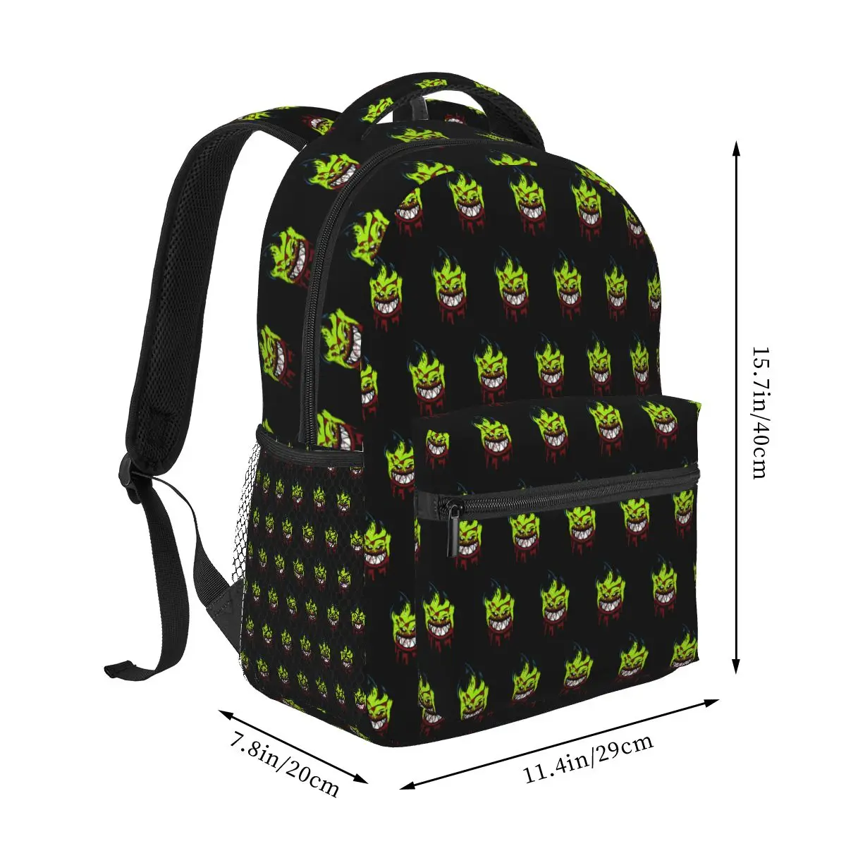 Spitfire Skate Student Backpack School Bag Hiking Travel Daypack for Boys Girls Fashion Bookbag Shoulder Bags