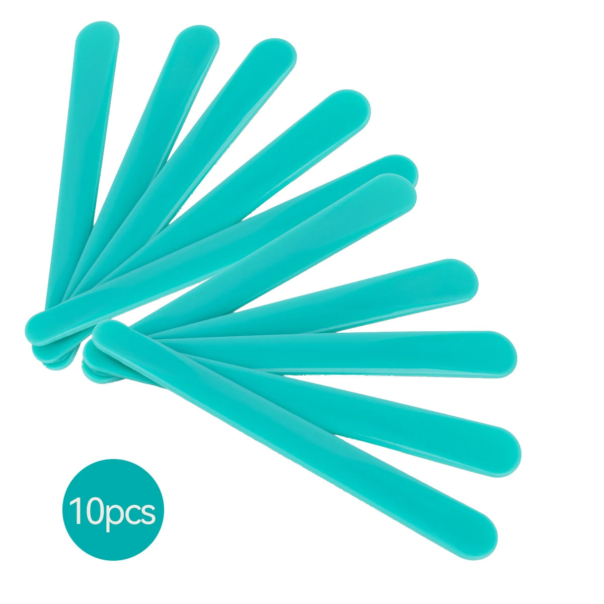 ROSEPIL 10Pcs Multi-functional Plastic Wax Stirring Sticks Hair Removal Applicator Sticks Shaving Wax Scraping Tools