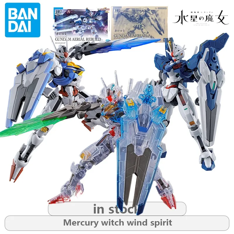 

BANDAI Original HG Gundam Mercury's Witch Series Fengling Gaoda Anime Action Figure Assembly Model ToysOrnaments Gifts for Boys