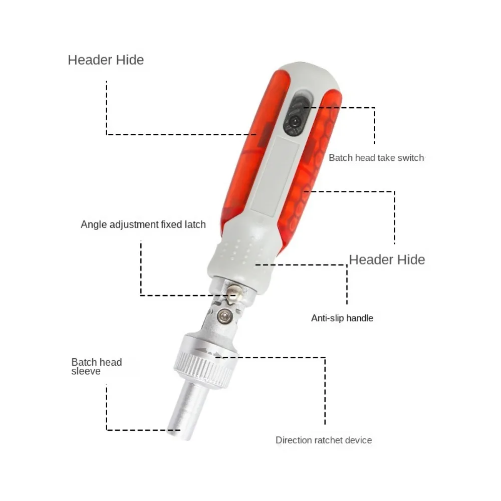 Jeu de tournevis à cliquet en acier pour vélo, embout à vis, outil à main, tournevis à angle lointain, fente, croix, Torx MeaccelerSystem