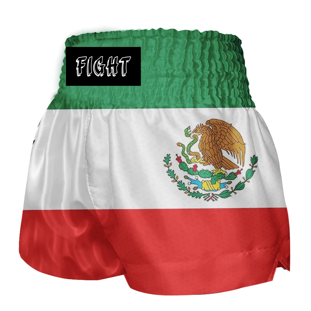 Thai boxing shorts breathable kick boxing pants women's men's children's mixed martial arts shorts training competition Sanda Fl