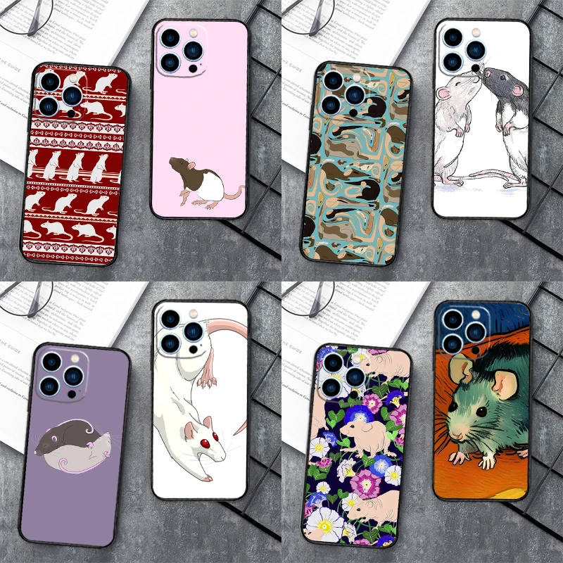 

Cute Rattie Rats Case For Honor Magic 7 5 6 Pro Cover For Honor X9c X9b X9a X8a X8b X9 200 400 50 70 90 Lite