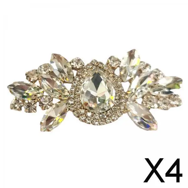 

Metal Shoe Charm Clip Jewelry Accessory for Shoes Hat Clutch Dress for Bridal Party Banquet