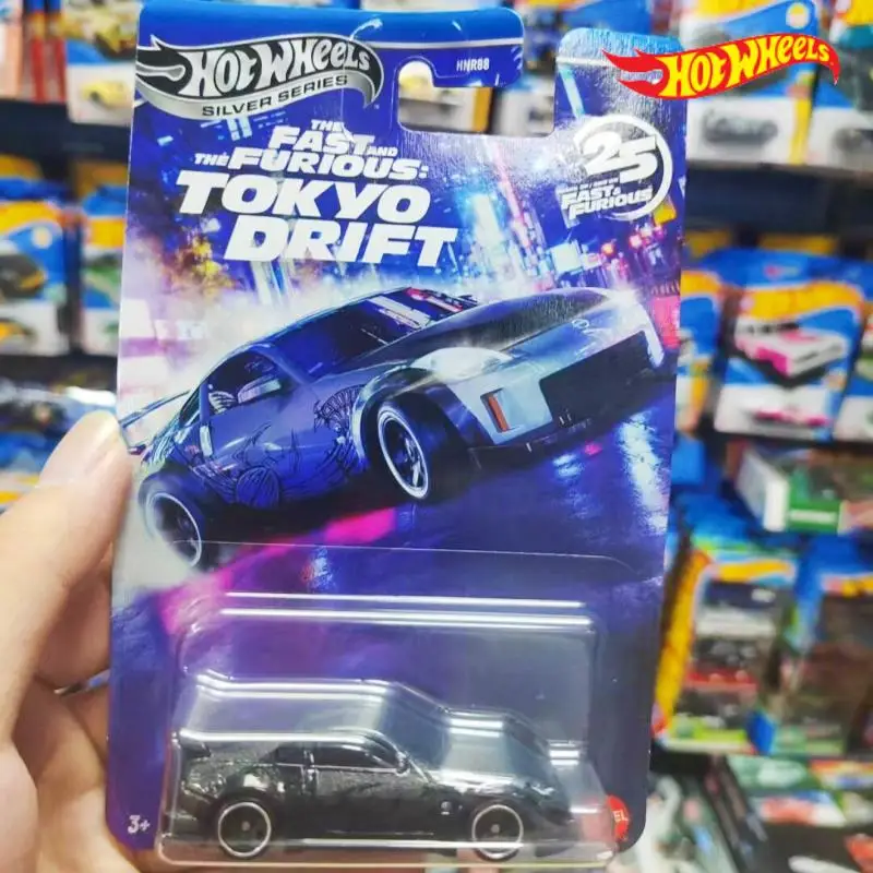 

Hot Wheels Silver Series Fast & Furious Tokyo Drift Модель автомобиля из сплава Nissan 350z Monte Carlo Road Runner Nissan Silvia Литой под давлением