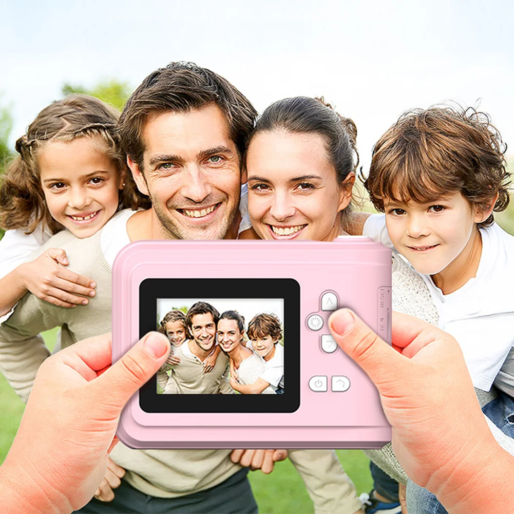 

1080P Video Digital Camera with Print Photo Paper Thermal Print Camera USB Charging Instant Print Camera for Kids Ages 3-12