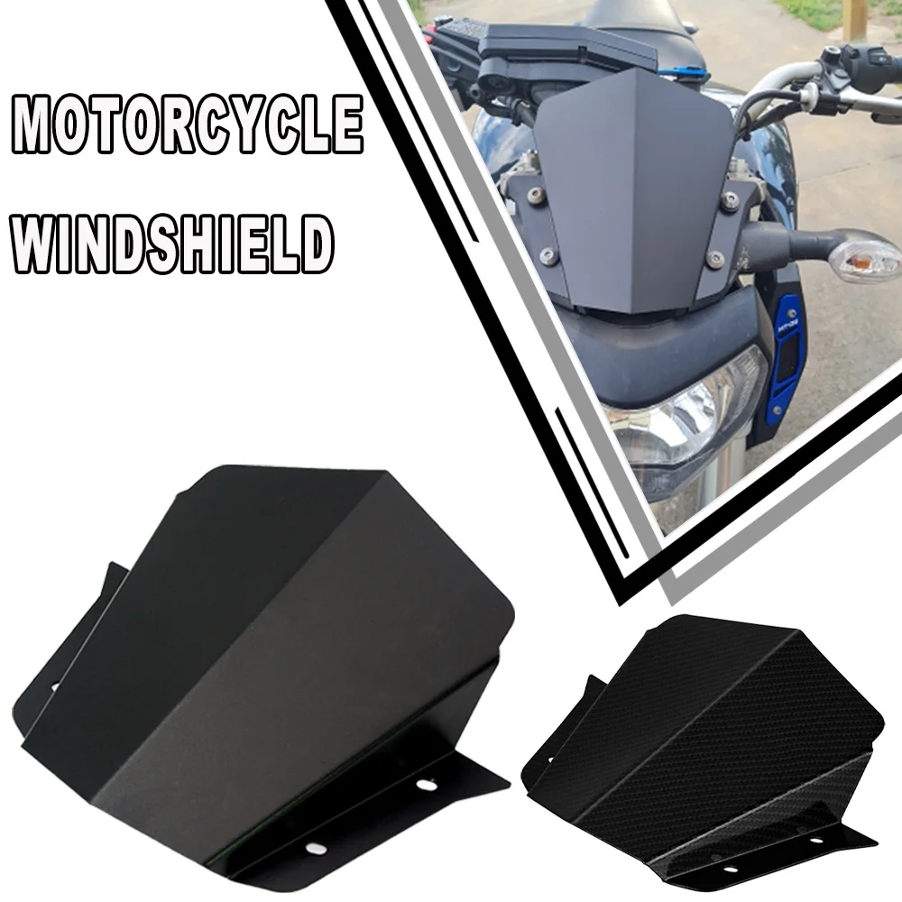 

For YAMAHA MT09 FZ09 MT-09 FZ-09 MT 09 FZ 09 2014 2015 2016 Motorcycle Accessories Front Windshield Windscreen Wind Deflectors