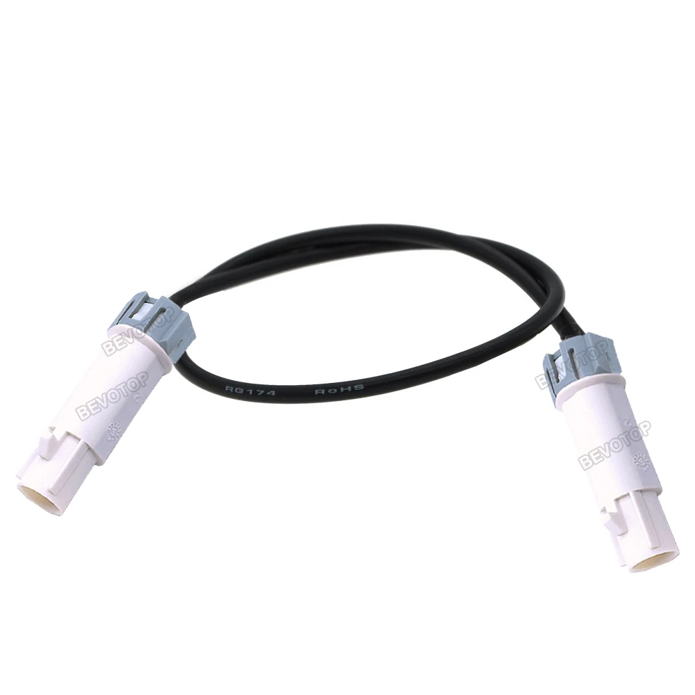 1PCS Waterproof Fakra Pigtail White Fakra B Male Female Connector M/F M/F F/F Fakra Jumper Wire Harness BEVOTOP Auto Cable