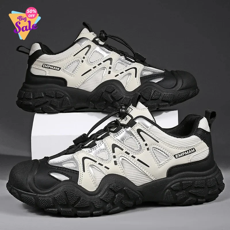 

Мужские кроссовки для хайкинга 2026: дышащие, сетчатые, для скалолазания и треккинга, износостойкие, для активного отдыха, спортивные, рабочие, унисекс