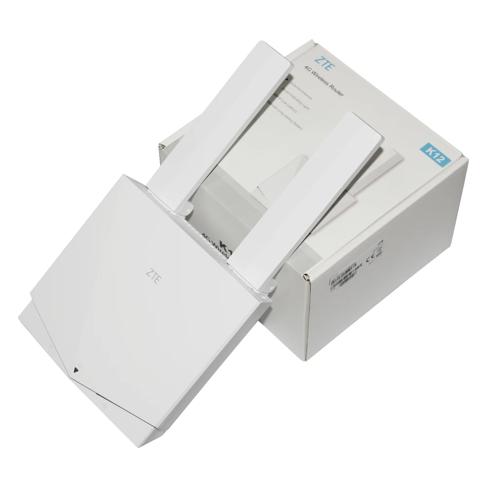 Unlocked ZTE K12 4G CPE Dual Network Backup 32 Devices Global Full Bands Home Office Gateway