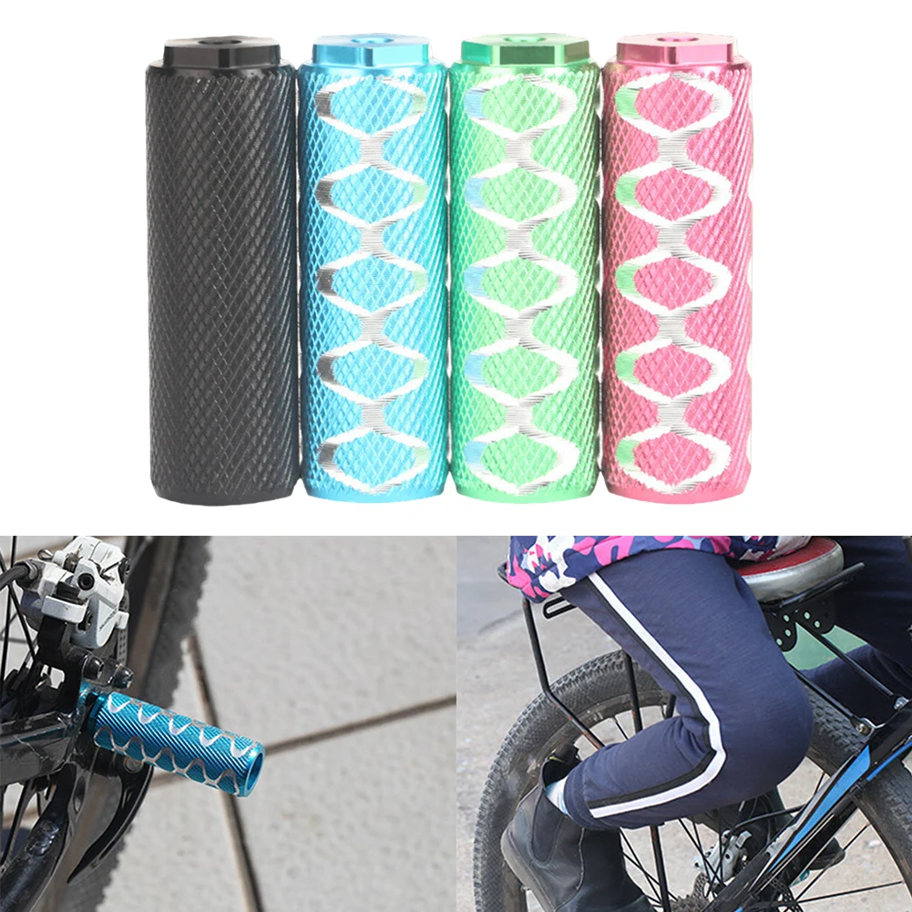 2pcs Bike Pedals Axle Foot Rests Pegs ForBMX Folding Bikes MTB Bicycle Aluminum Foot Pegs Pedals Rears Axle 5MM Bikes Parts