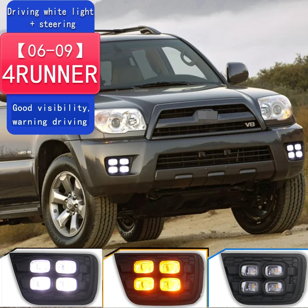 

2 шт., подсветка для Toyota 4runner N21 2006-2009, желтый сигнал поворота, 12 В