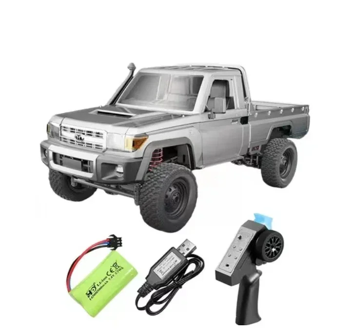 MN82 Pro Sliver 1:12 Full Scale MN Model RTR Version RC Car 2.4G 4WD 280 Motor Proportional Off-Road RC Remote Control Car