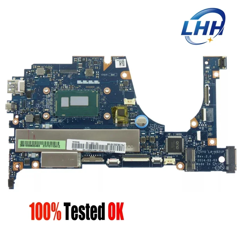 

LA-A921P Motherboard For Lenovo YOGA 2 13 Laptop mainboard With I5-4210 I7-4510 CPU 8G RAM