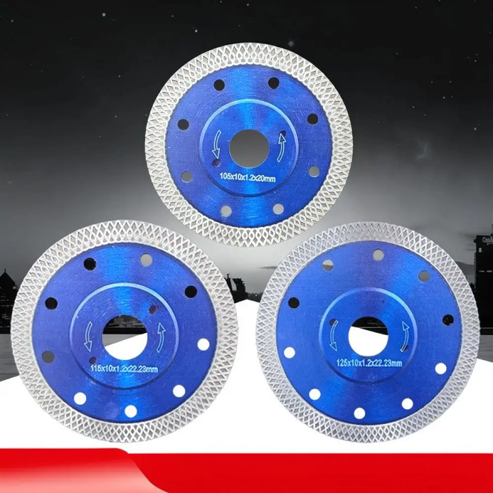 115mm Diamond Blade With Flange For Ceramic Porcelain Tile Cutting Mesh Turbo Design Fast Cutting Power Tool Accessory Kit