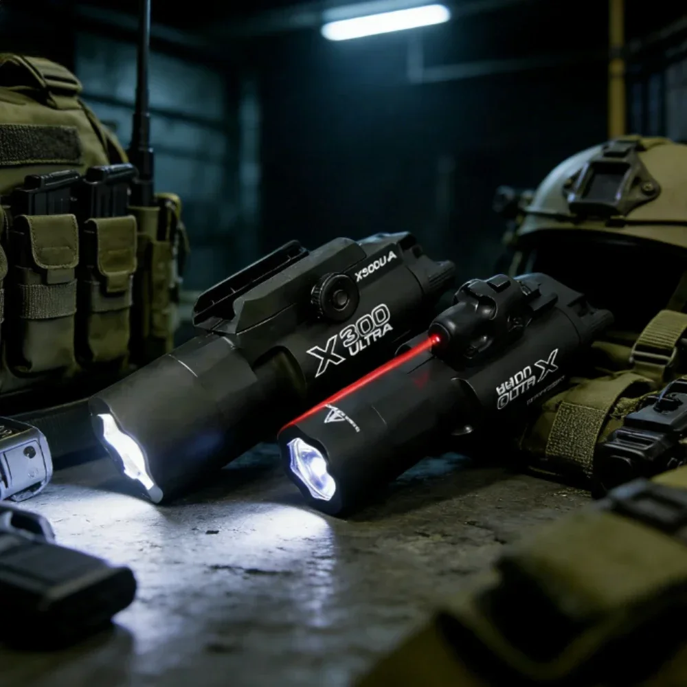 

Инфракрасный лазерный фонарь X400U/X300 с нейлоновым креплением для игрушечного оружия, подходит для командных игр