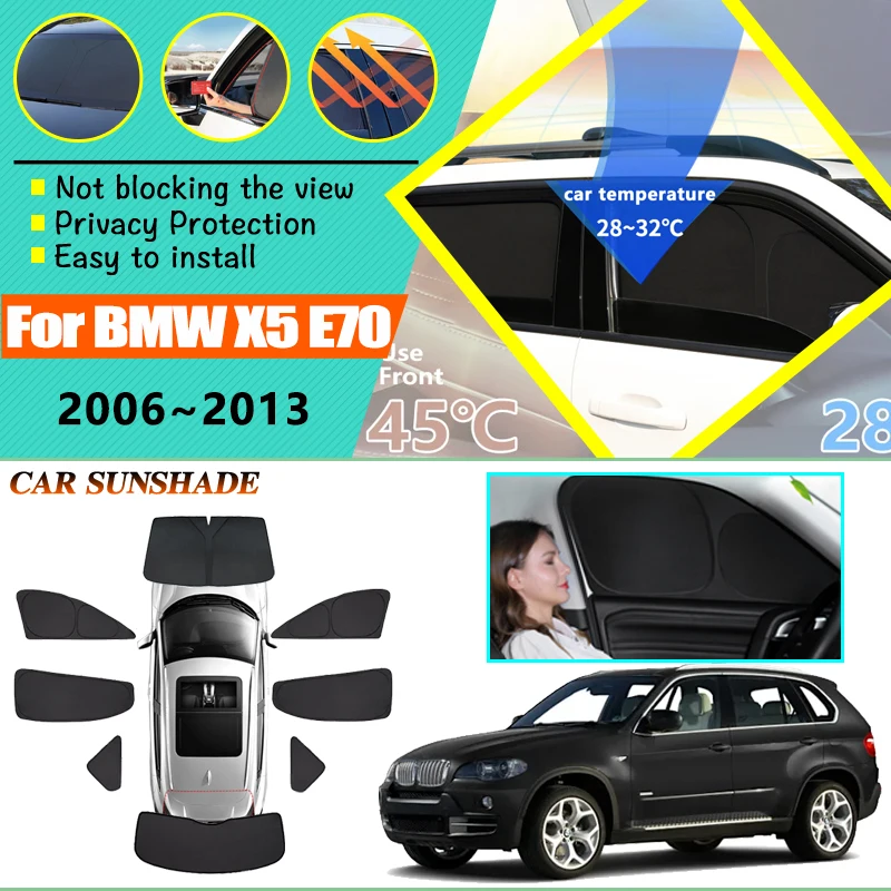

Автомобильный стальной обод, солнцезащитный козырек, подходит для BMW X5 E70 2006 2007 2008 2009 2010 2011 ~ 2013, солнцезащитный козырек с защитой от УФ-лучей, аксессуары для солнцезащитных козырьков