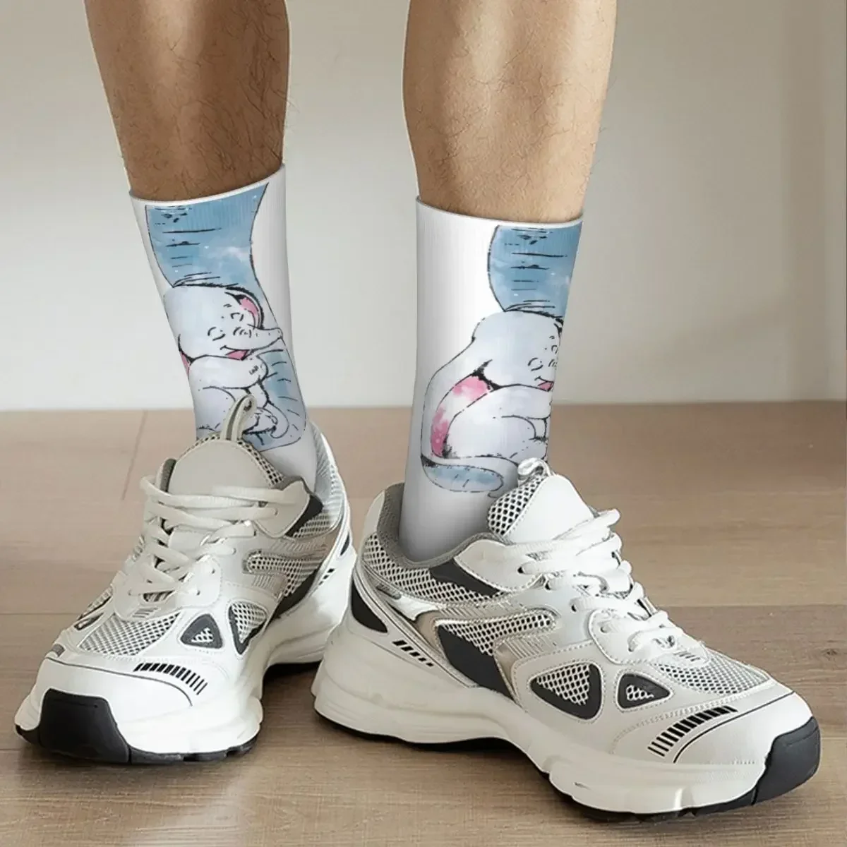 Dumbo und seine Mutter Socken Harajuku hochwertige Strümpfe ganzjährig lange Socken Zubehör für Unisex-Geschenke