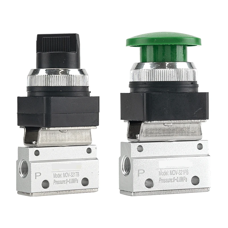 Valvola pneumatica a due posizioni a due vie uno in uno out valvola di controllo dell'aria valvola di inversione MOV-01 MOV-02