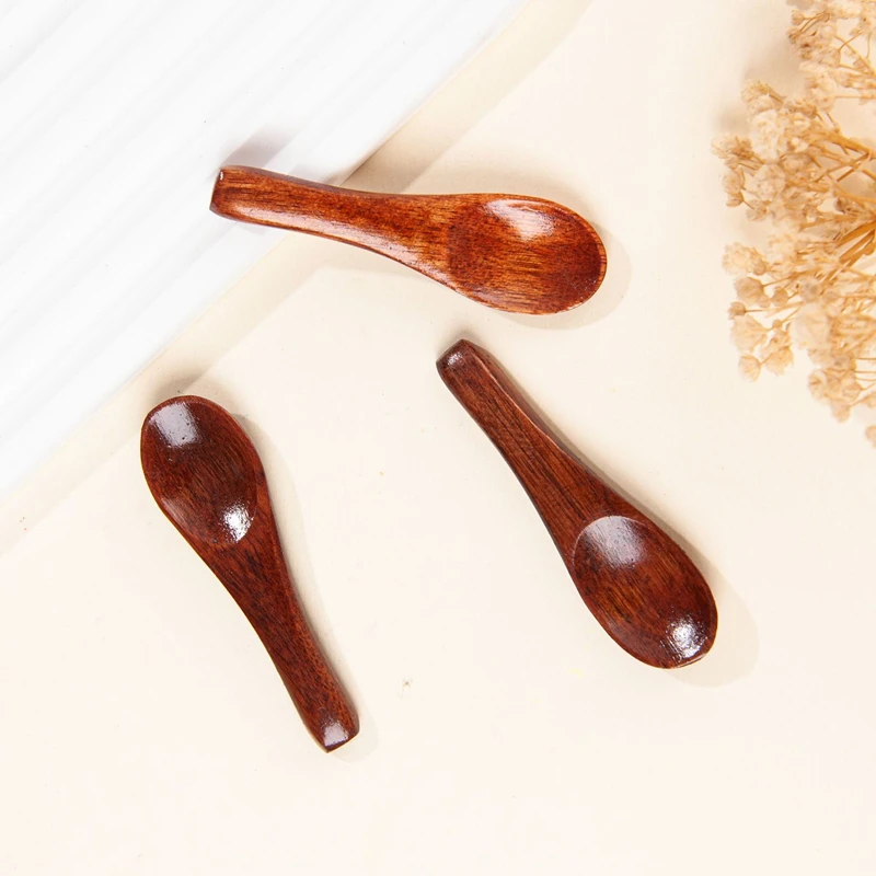 Wooden Honey Spoon Ecofriendly Household Tableware Bamboo Kitchen Condiment Scoop Coffee Spoon Dessert Spoon Teaspoon