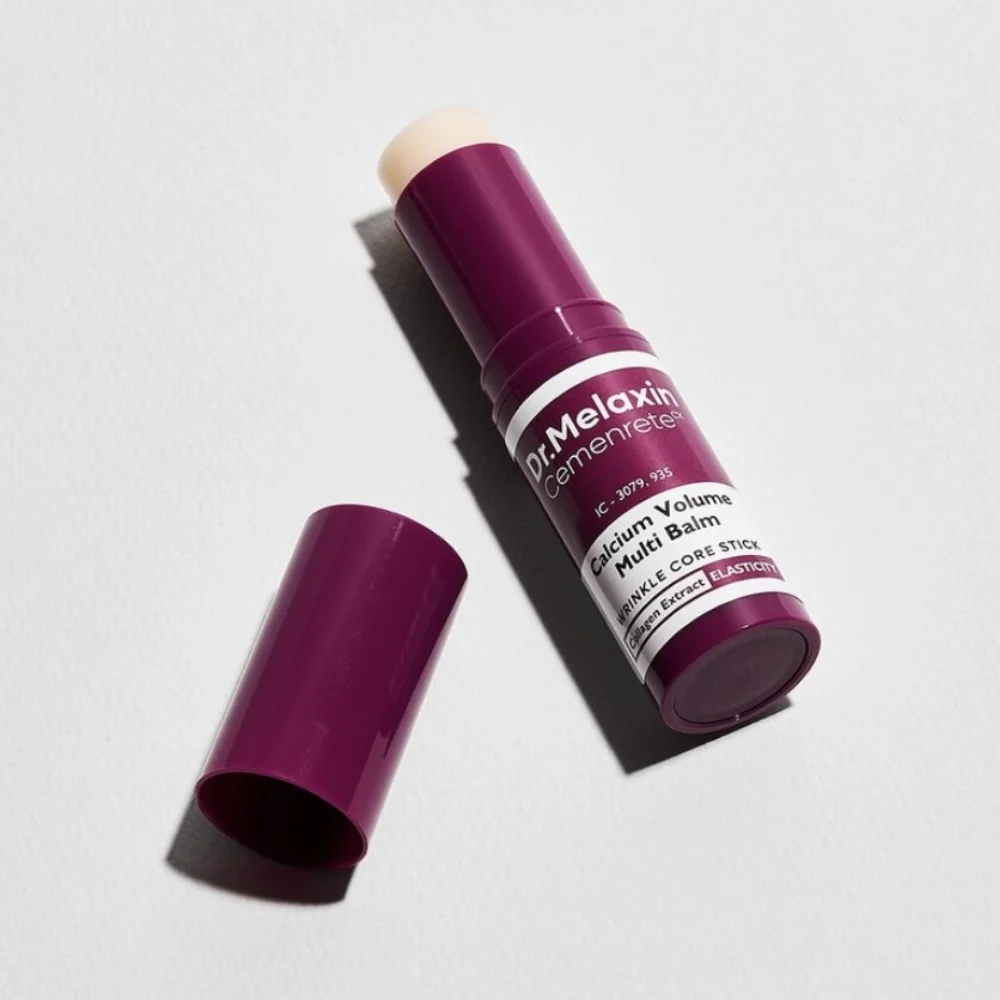 Bálsamo Multiusos Hidratante en Barra, Antienvejecimiento, Reduce Líneas Finas, Reafirmante, Iluminador, Nutritivo, con Colágeno, 9g