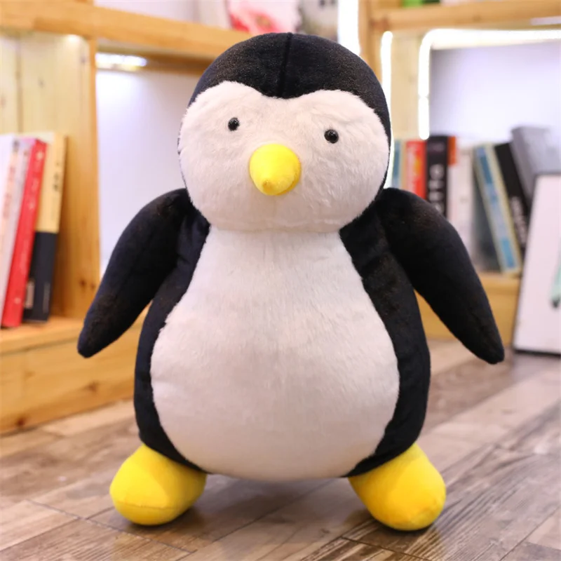 27/47cm teman Hugsy boneka mewah Joey's Friend Pinguin mainan tokoh Plushie berisi hewan Hagi pakaian yang bisa dilepas hadiah untuk penggemar