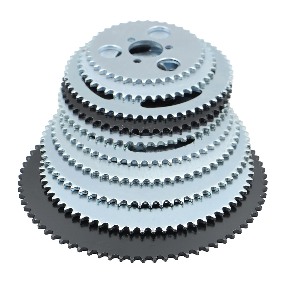 Motorcycle T8F-38T/44T/54T/58T/64T/74T Rear Chain Sprocket T8F 136link chains For 47cc 49cc Pocket Bike Mini Moto Quad ATV