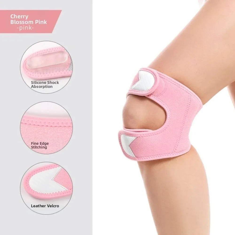 

Adjustable Patella Knee Strap Non-Slip Shock-absorbing Knee Brace Breathable Fitness Kneecaps Gym Workout