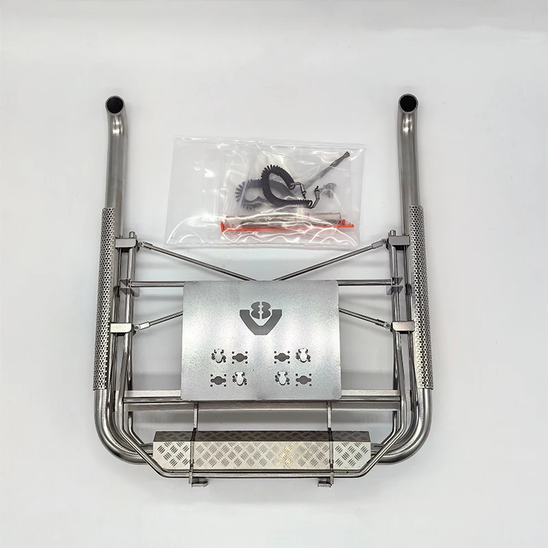 

Scaleclub Model Tractor Truck For Oka Style With Cockpit Metal V-exhaust For Tamiya Lesu Rc Truck Trailer Tipper