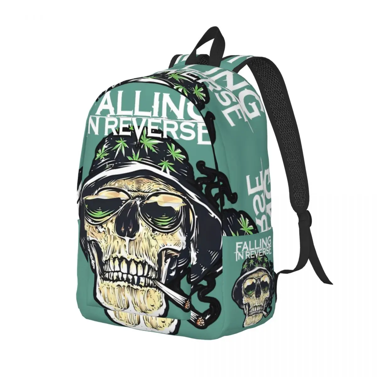 Good Quality And Falling In Reverse When It Happens Bookbag High School Zipper Closure Falling In Reverse Unisex Knapsack Gift